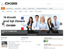 Tablet Screenshot of ckbs.cz